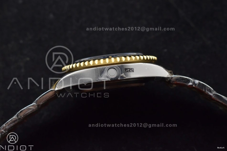 SS Sea-Dweller SS 126603 Best GMF Two on Tone Dial V3 Black YG Edition A2824 Bracelet YG 0211